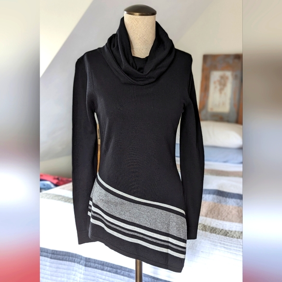 VENUS Sweaters - Venus cowl neck asymmetrical sweater